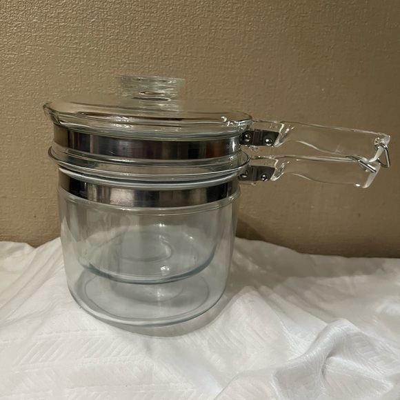 Pyrex Kitchen Vintage Pyrex Double Boiler Poshmark